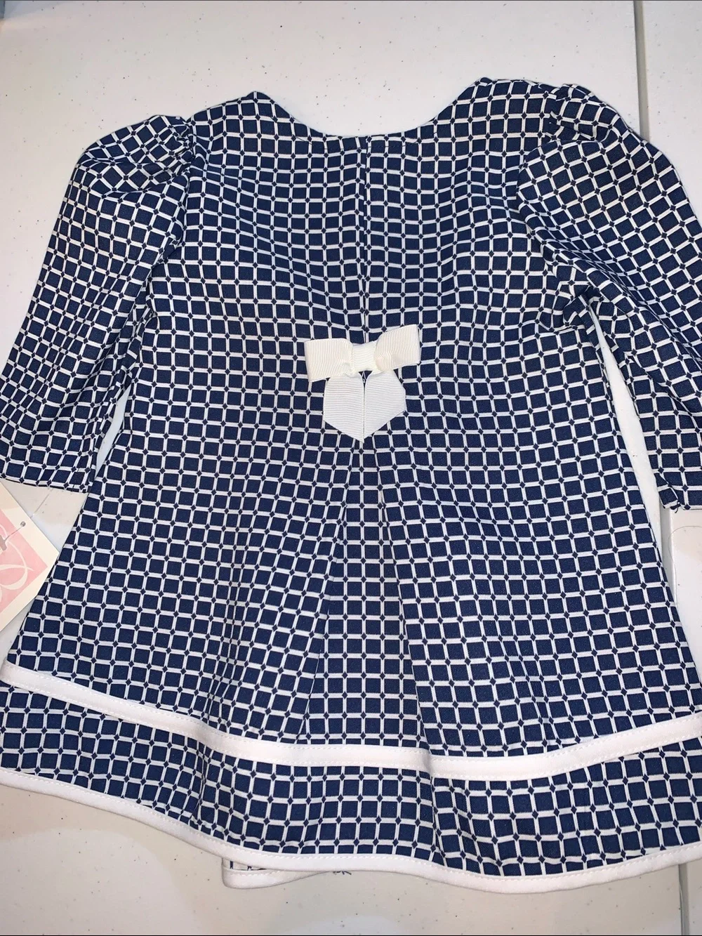 BONNIE BABY BY BONNIE JEAN 2 PIECE DRESS OUTFIT SIZE 6-9 MONTHS NWT
